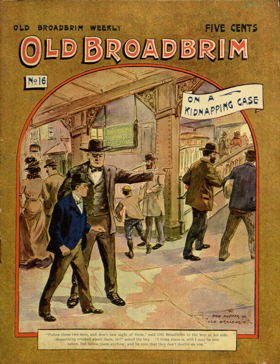 Book Cover For Old Broadbrim Weekly 16 - Old Broadbrim on a Kidnapping Case