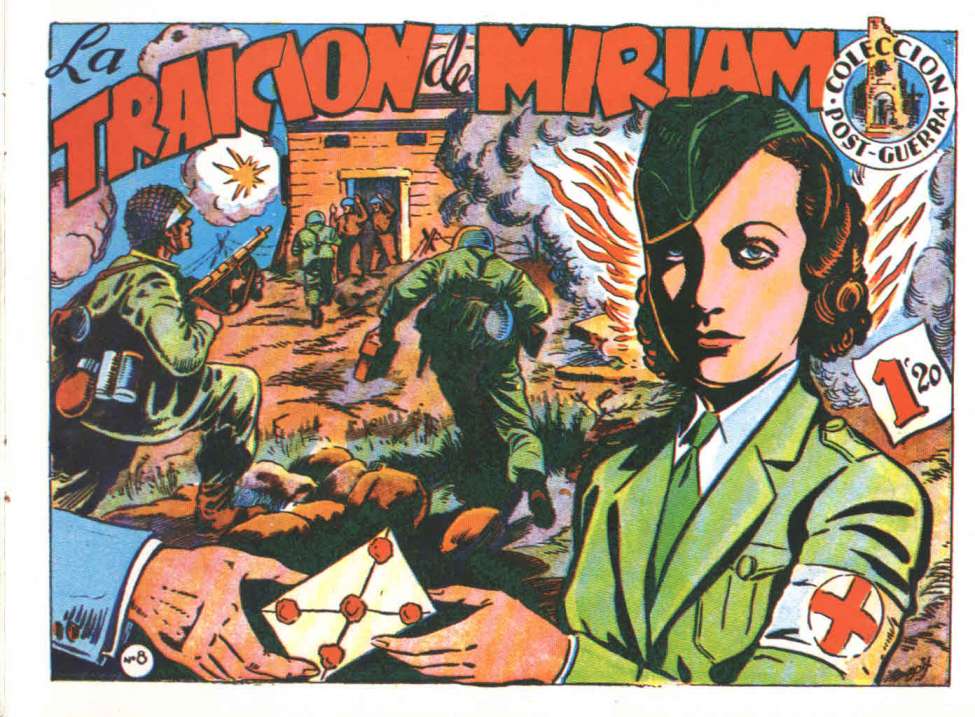 Comic Book Cover For Post Guerra 8 - La Traicion Miriam