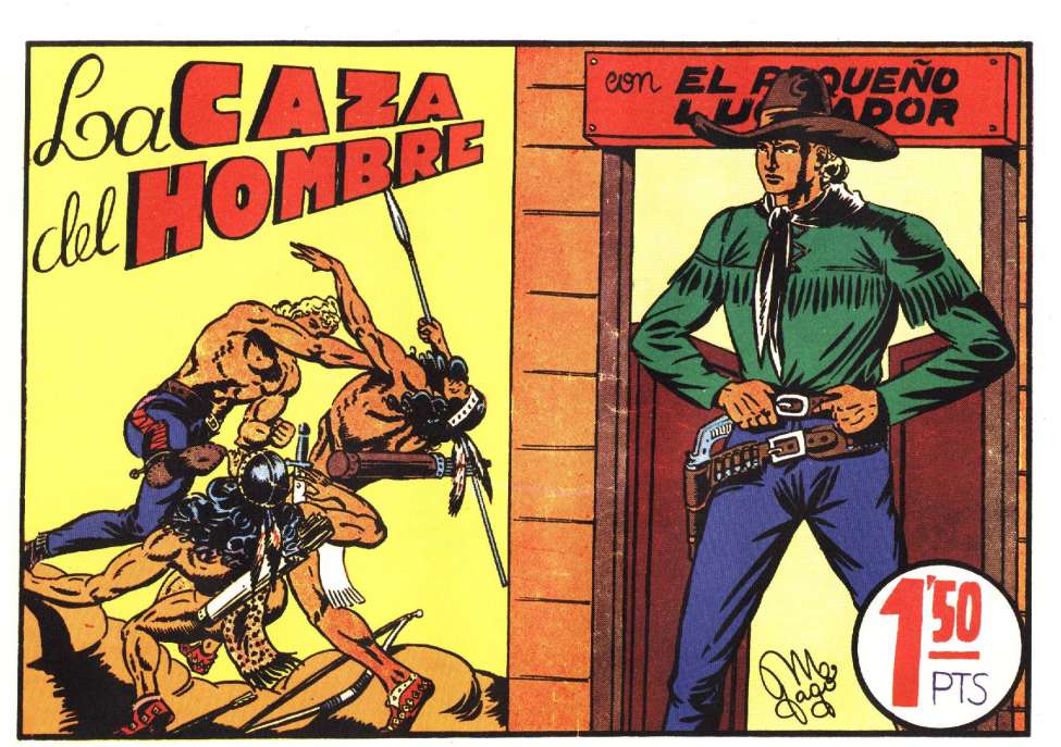Comic Book Cover For El Pequeno Luchador 18 - La Caza Del Hombre