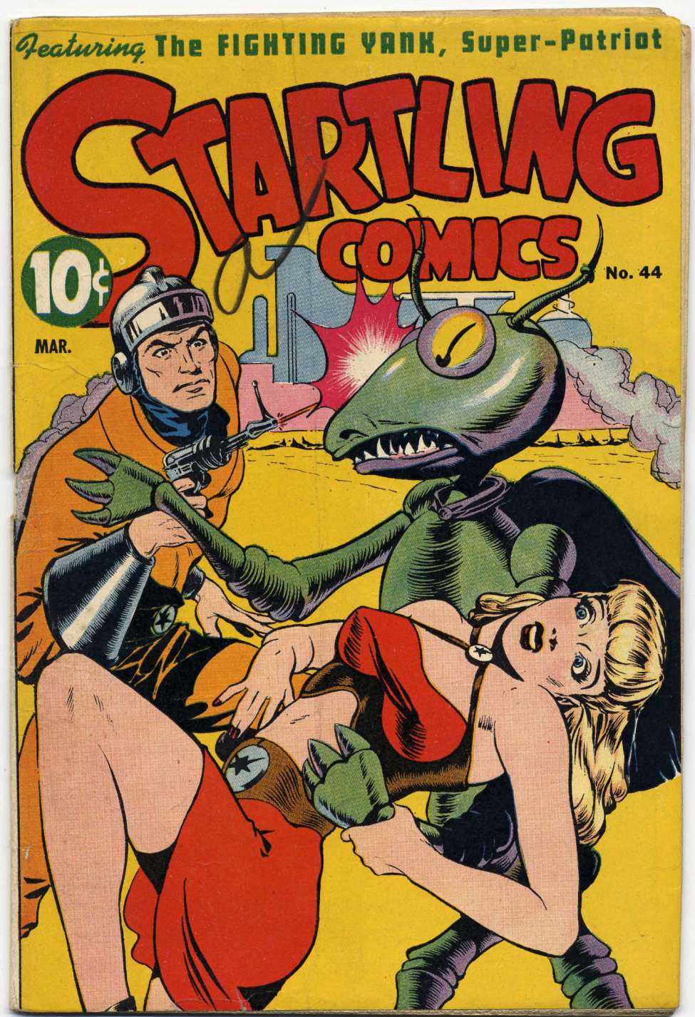 Comic Book Cover For Startling Comics 44 - Version 1