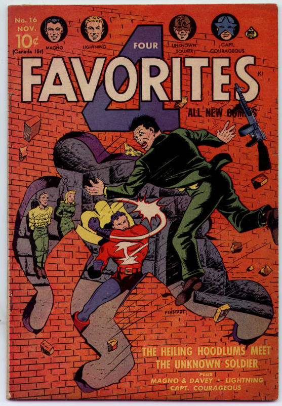 Comic Book Cover For Four Favorites 16 - Version 1