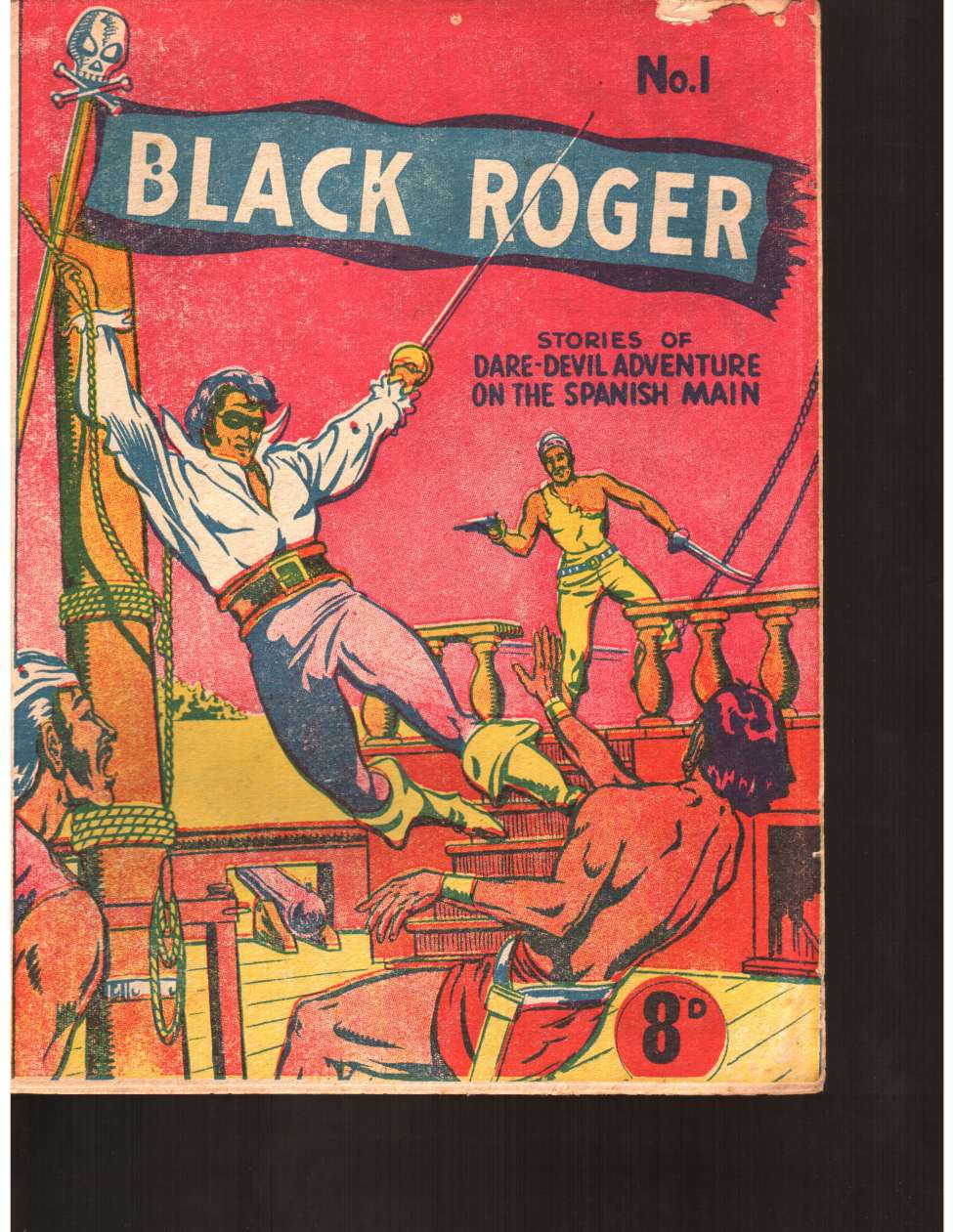 Comic Book Cover For Black Roger 1
