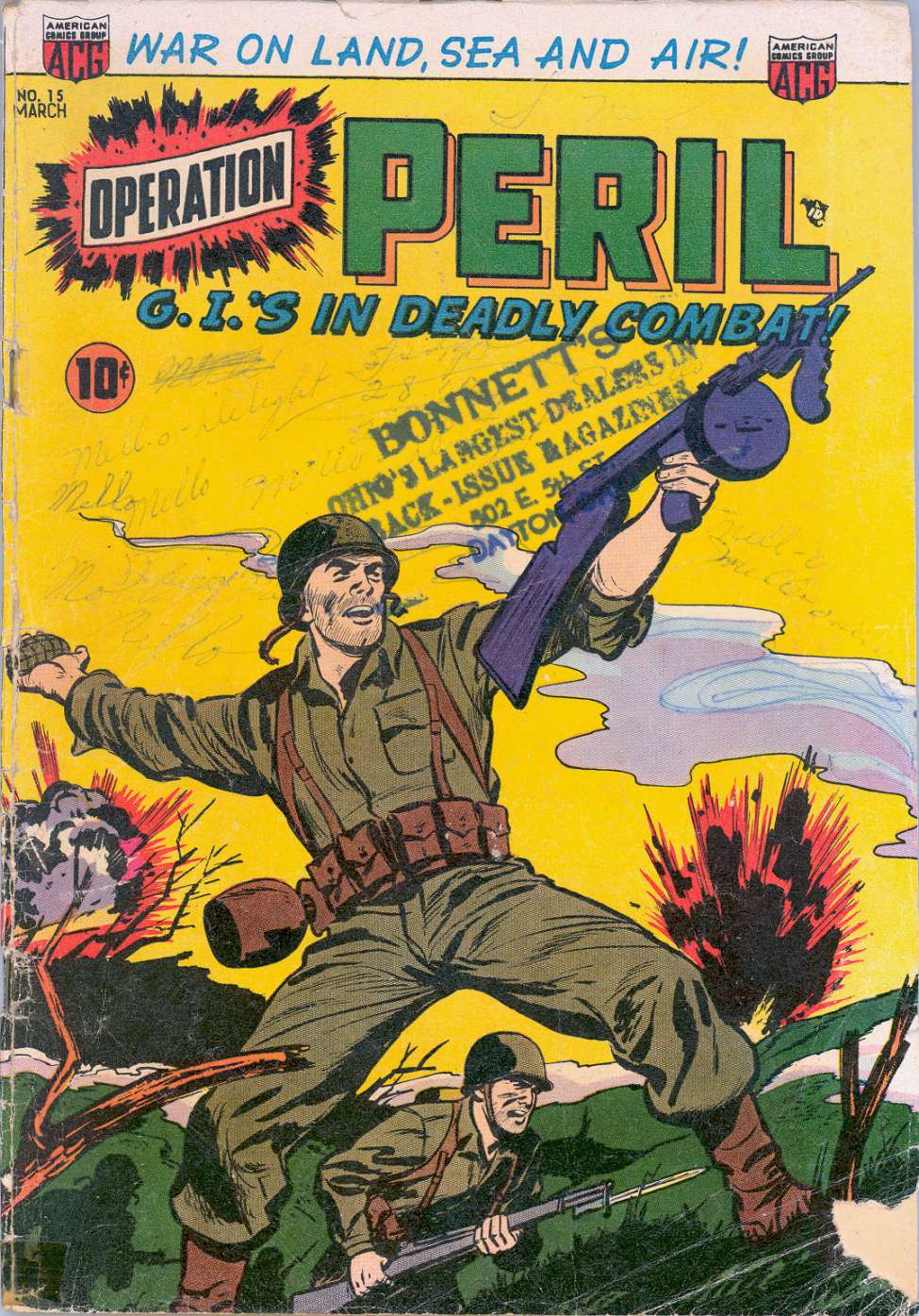 Comic Book Cover For Operation: Peril 15 - Version 1