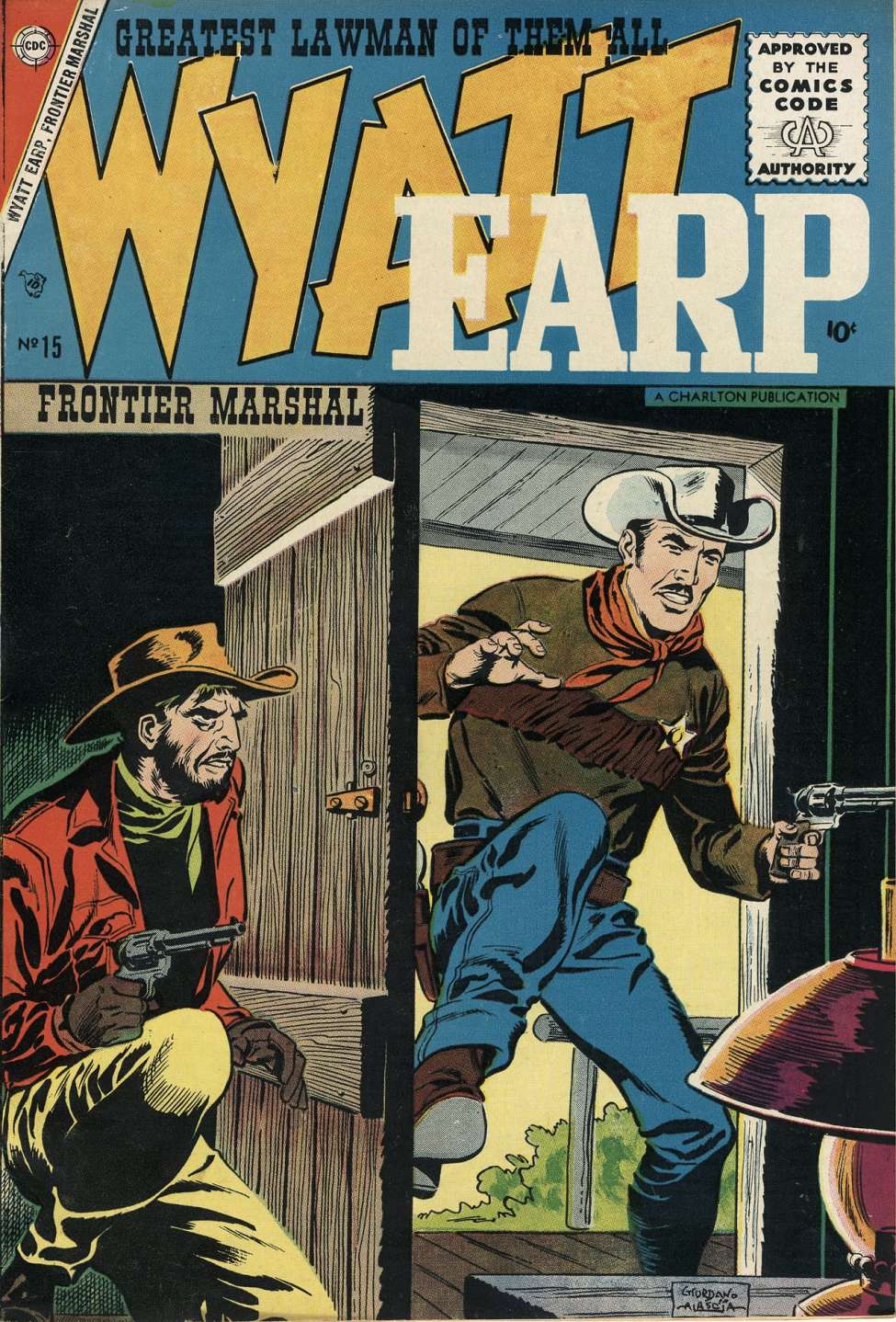 Comic Book Cover For Wyatt Earp Frontier Marshal 15