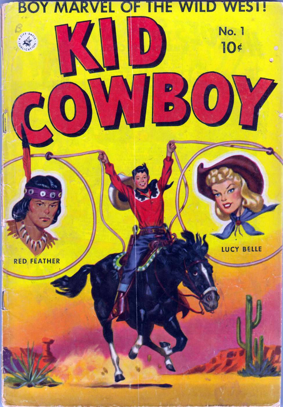 Comic Book Cover For Kid Cowboy 1