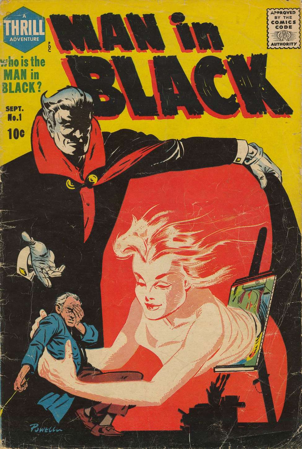 Comic Book Cover For Man in Black 1