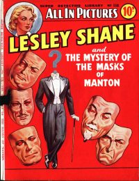 Large Thumbnail For Super Detective Library 118 - The Mystery of the Masks of Manton