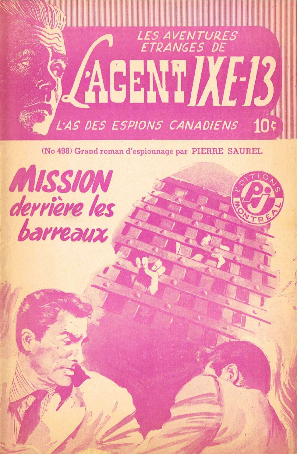 Book Cover For L'Agent IXE-13 v2 498 - Mission derrière les barreaux