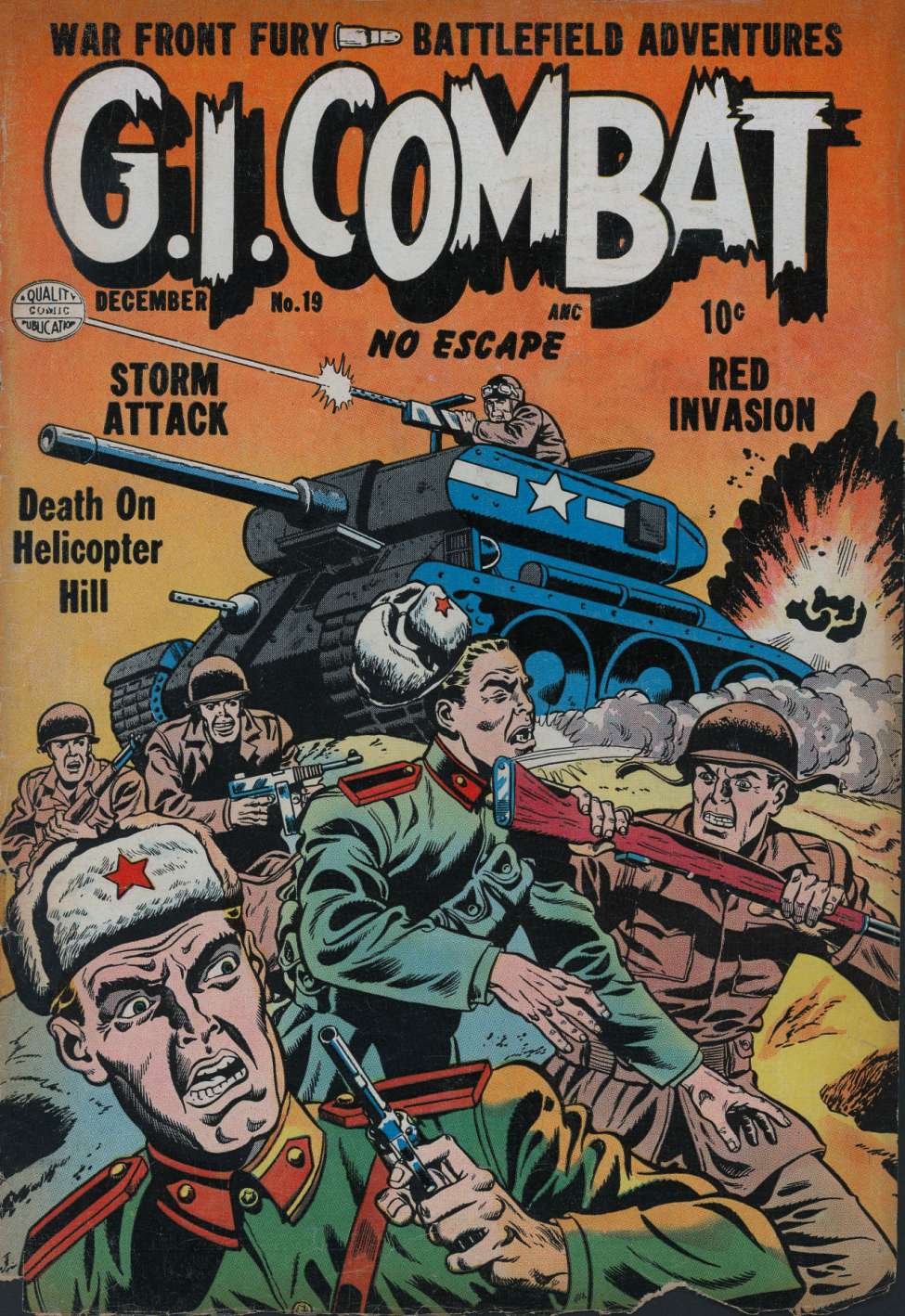 Comic Book Cover For G.I. Combat 19 (alt)