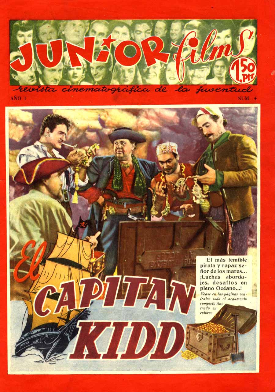 Book Cover For Junior Films 4 El Capitán Kidd