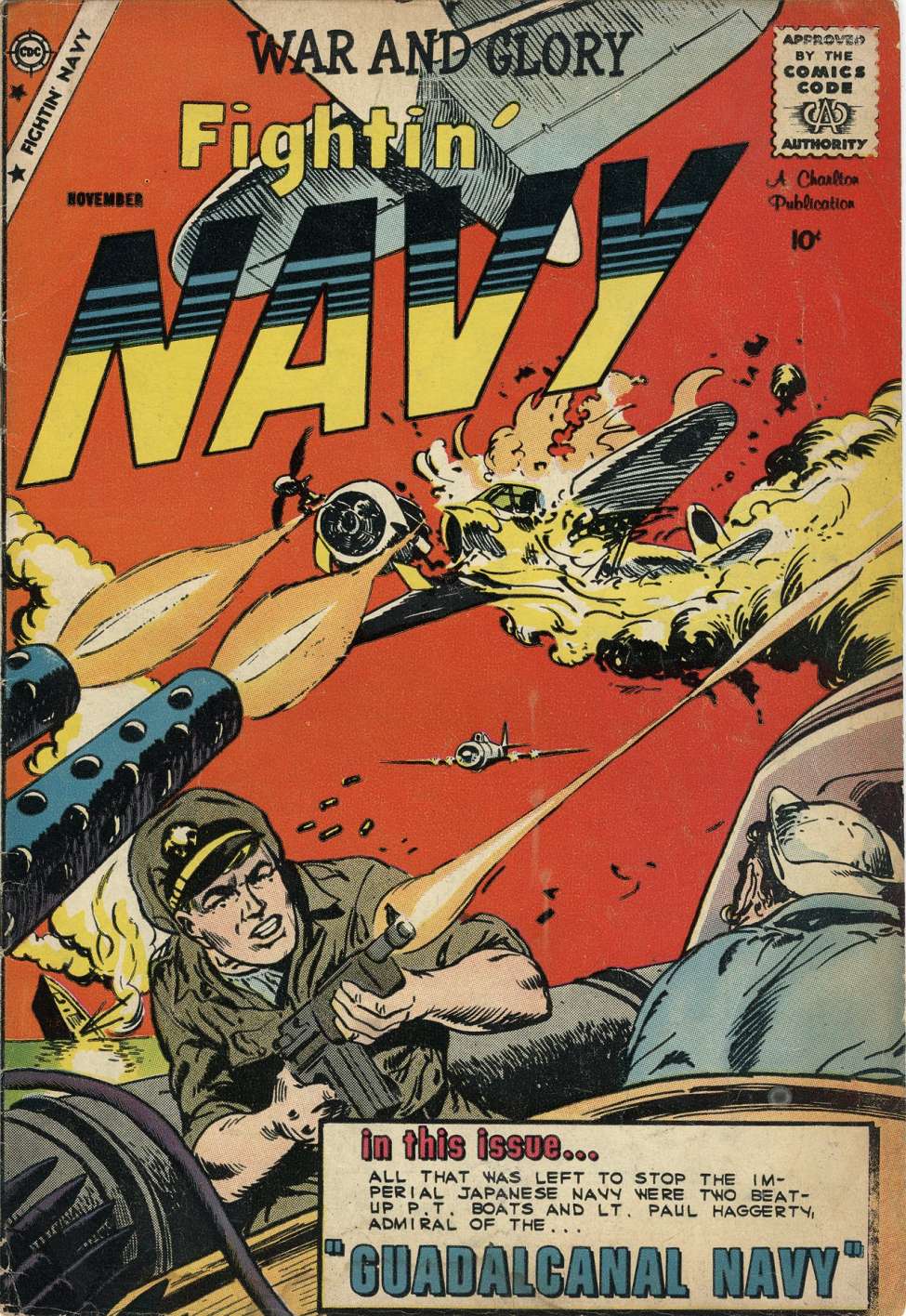 Comic Book Cover For Fightin' Navy 89 - Version 2