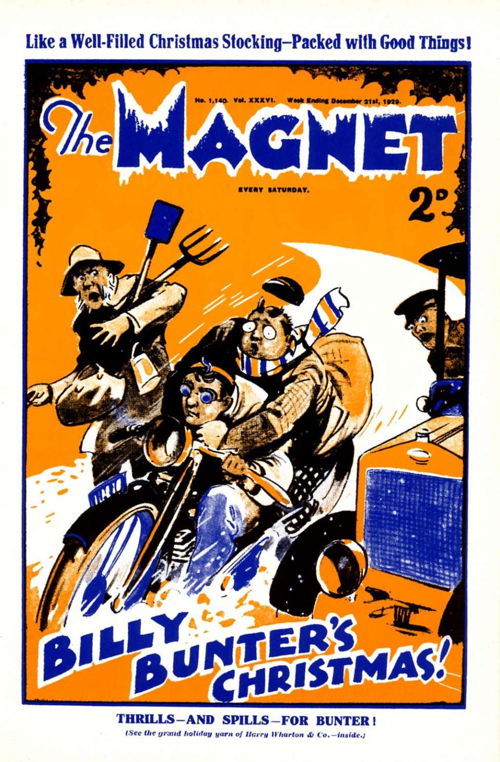 Book Cover For The Magnet 1140 - Billy Bunter's Christmas