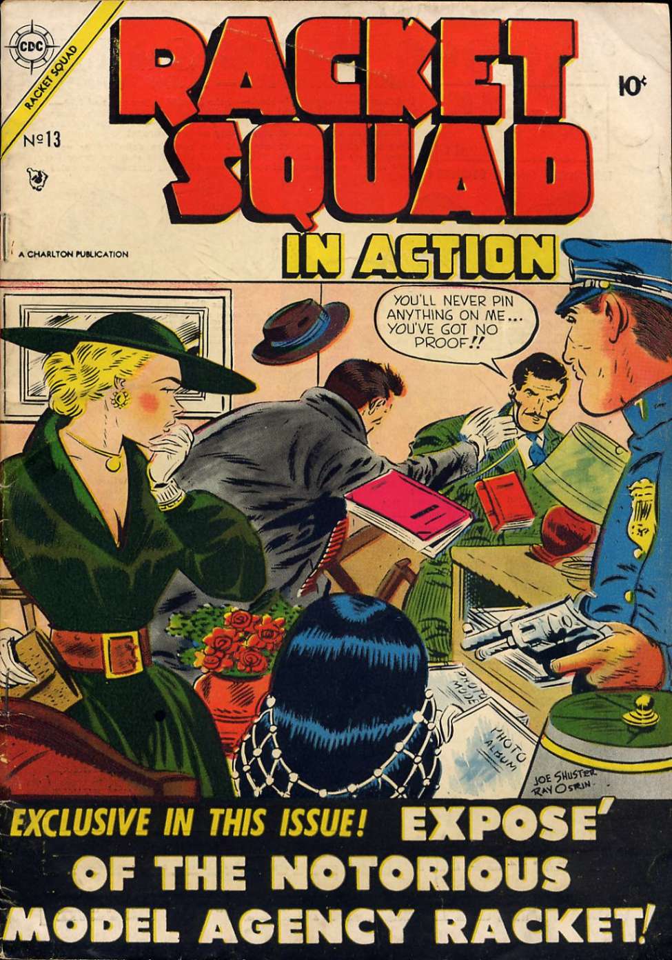 Comic Book Cover For Racket Squad in Action 13