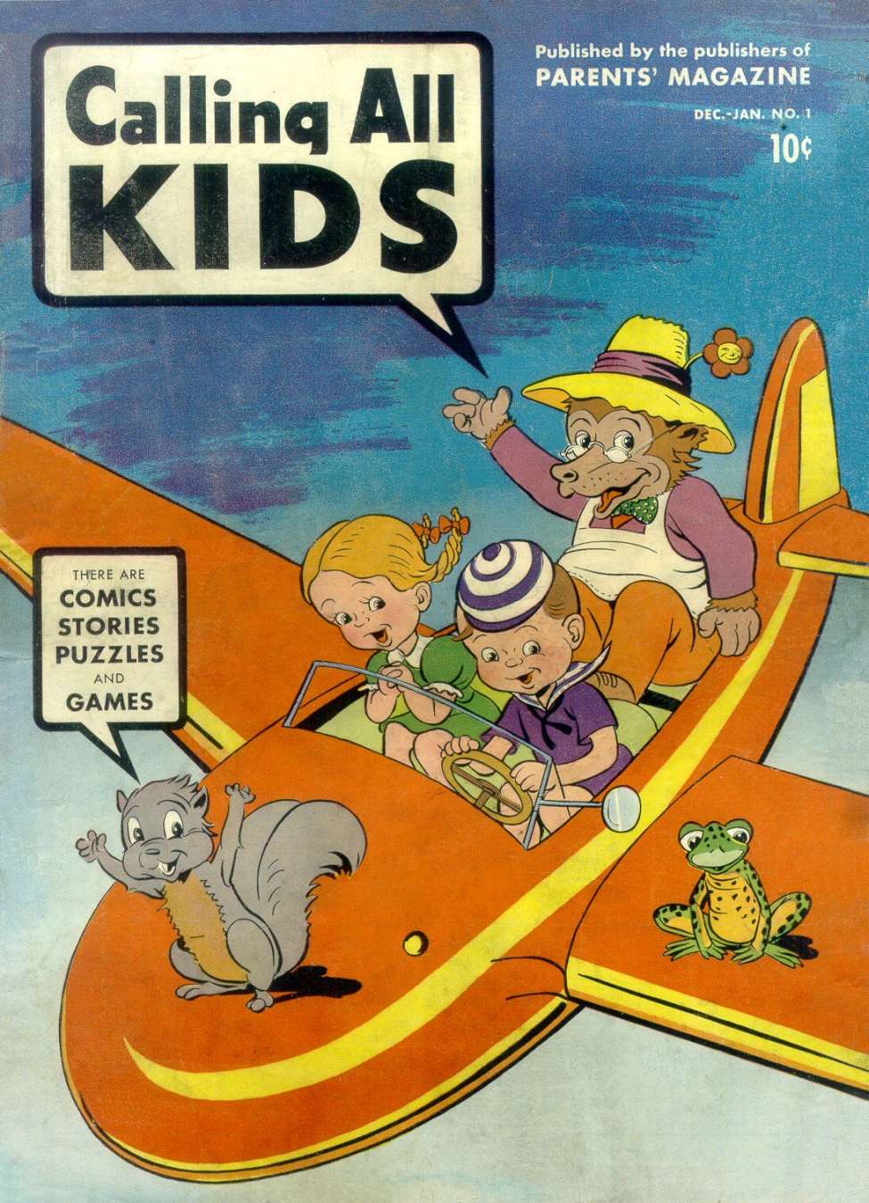Comic Book Cover For Calling All Kids 1