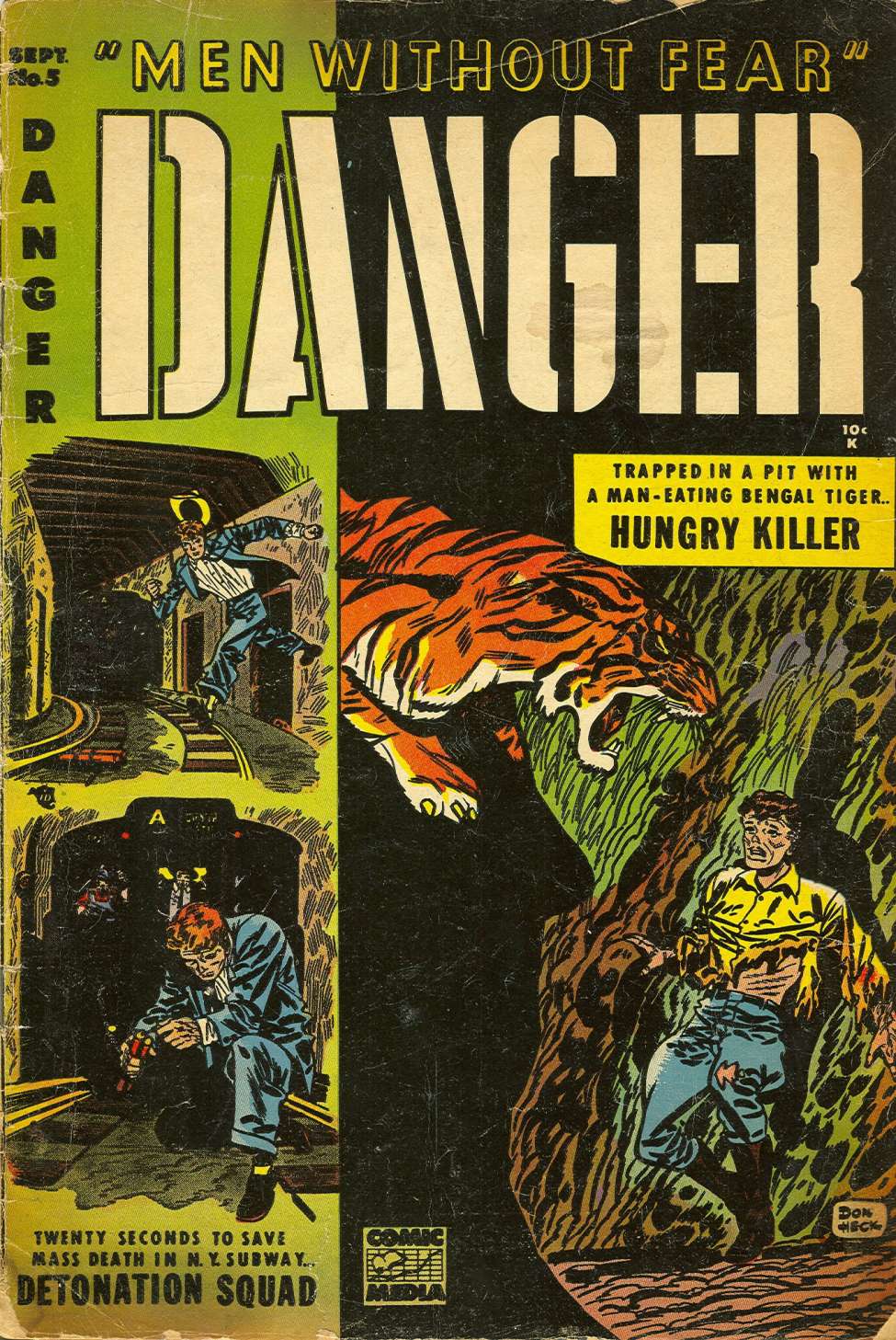 Comic Book Cover For Danger 5 - Version 2