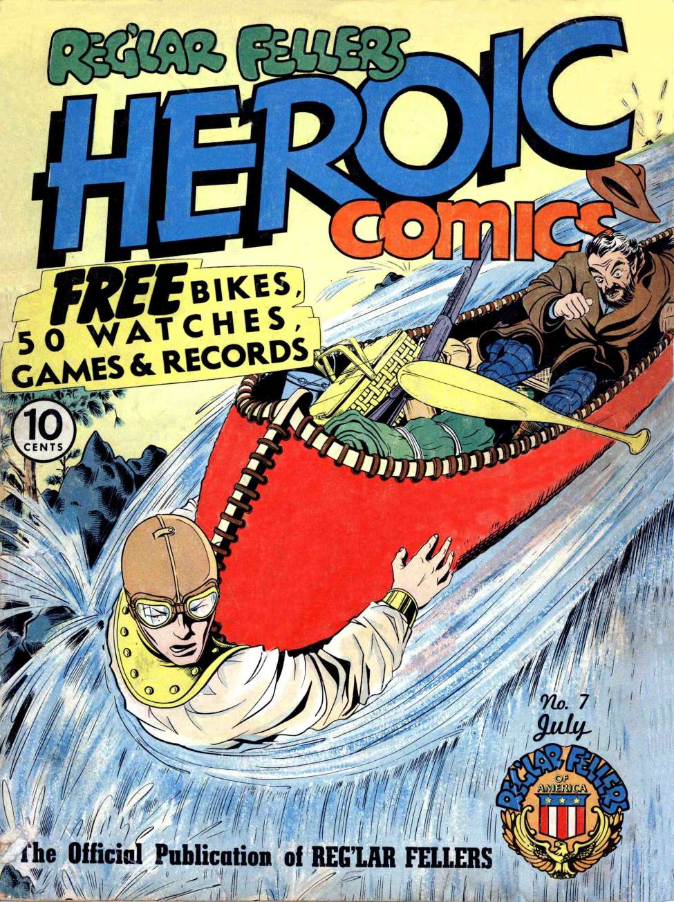 Book Cover For Reg'lar Fellers Heroic Comics 7