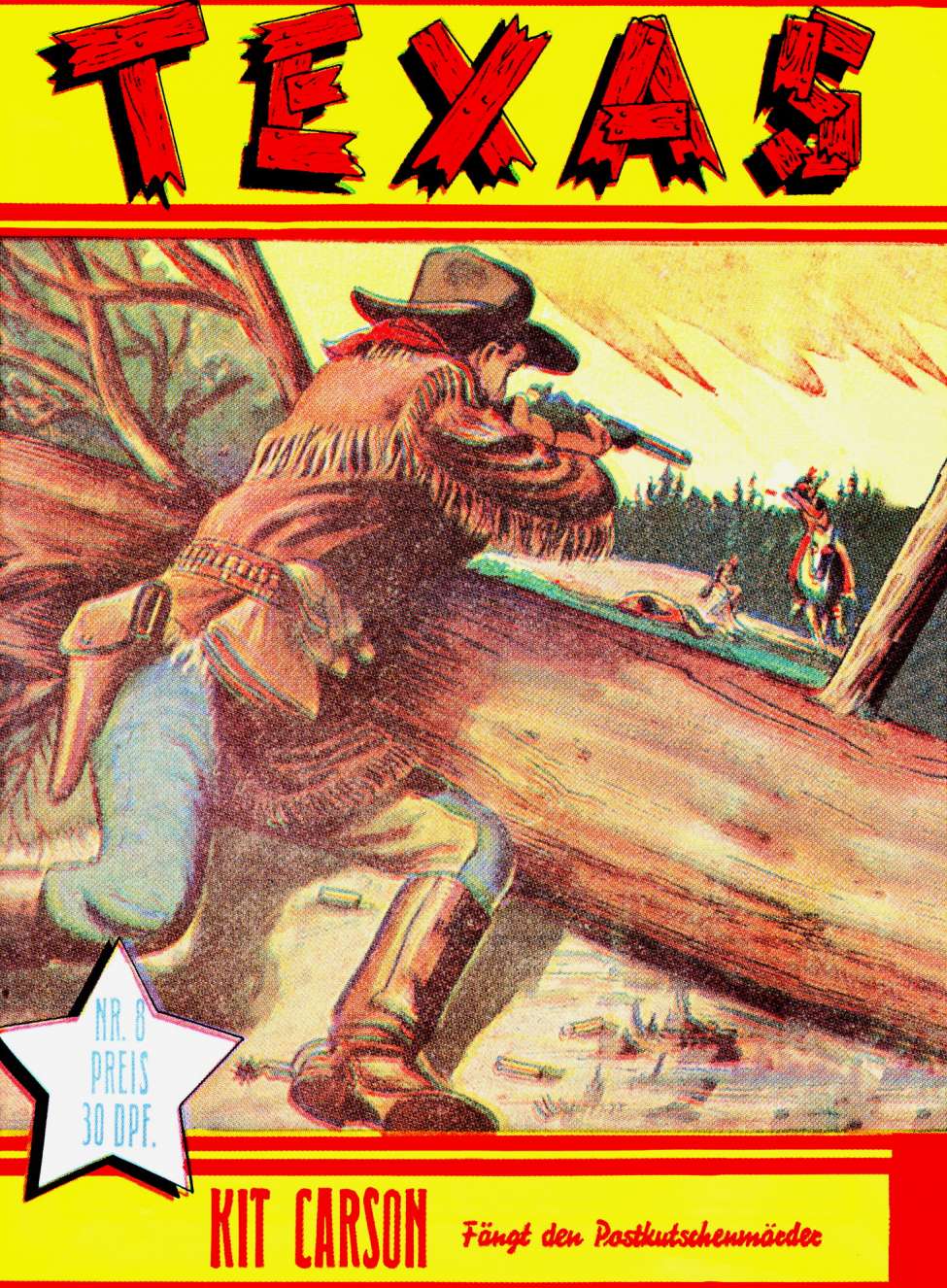 Book Cover For Texas 8 - Kit Carson fängt den Postkutschenräuber