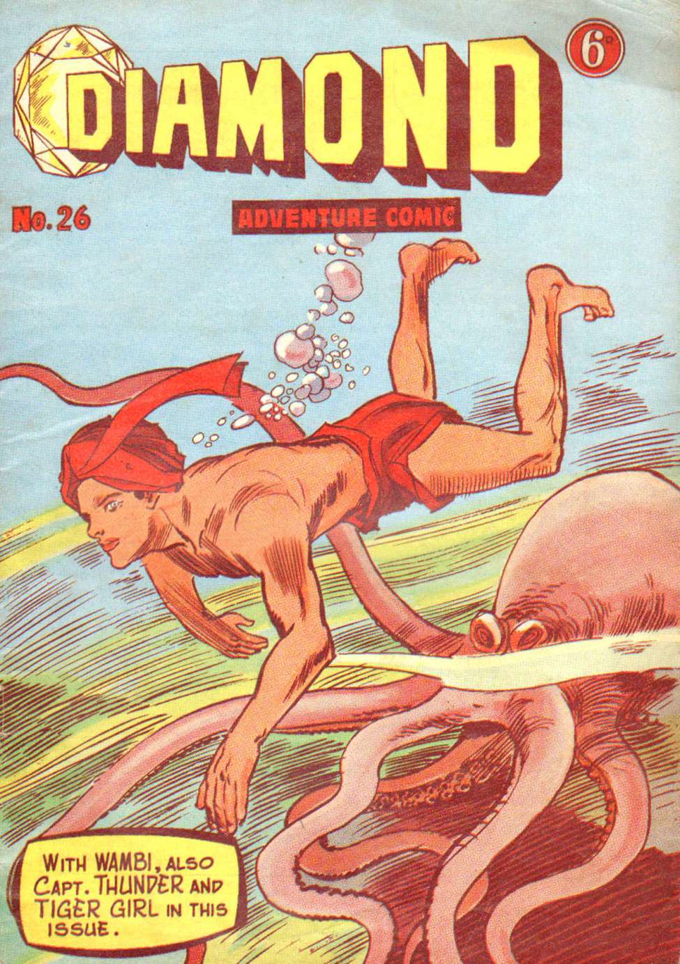Comic Book Cover For Diamond Adventure Comic 26