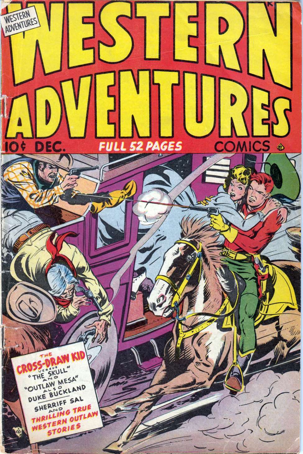 Comic Book Cover For Western Adventures 2 - Version 1