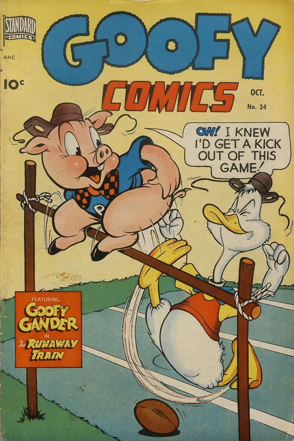 Comic Book Cover For Goofy Comics 34