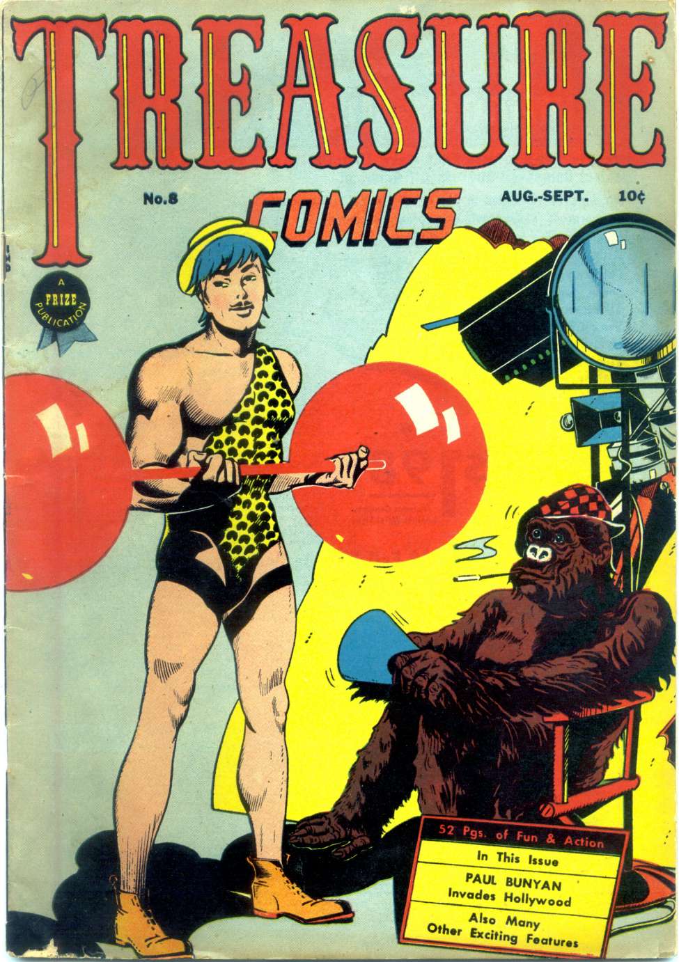 Comic Book Cover For Treasure Comics 8