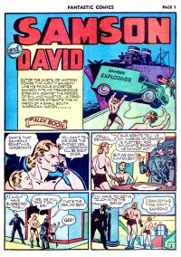 Large Thumbnail For Samson and David Fantastic Comics part 3