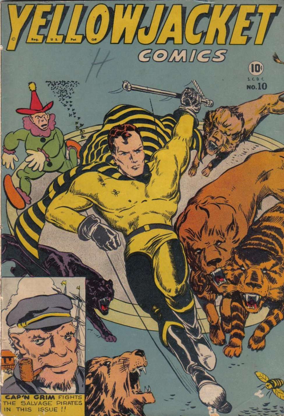 Comic Book Cover For Yellowjacket Comics 10