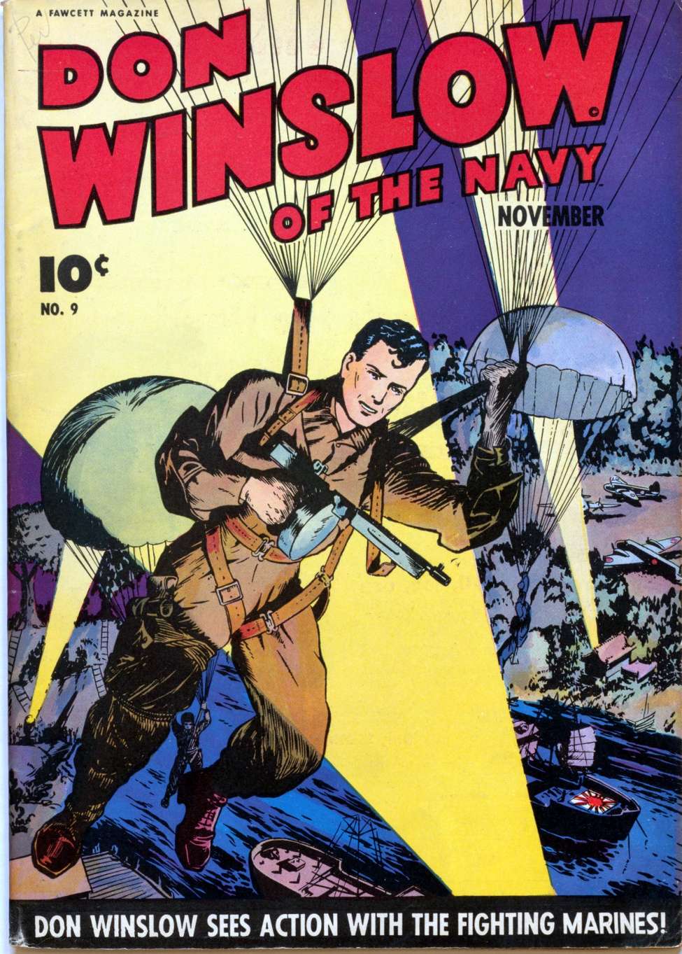 Comic Book Cover For Don Winslow of the Navy 9