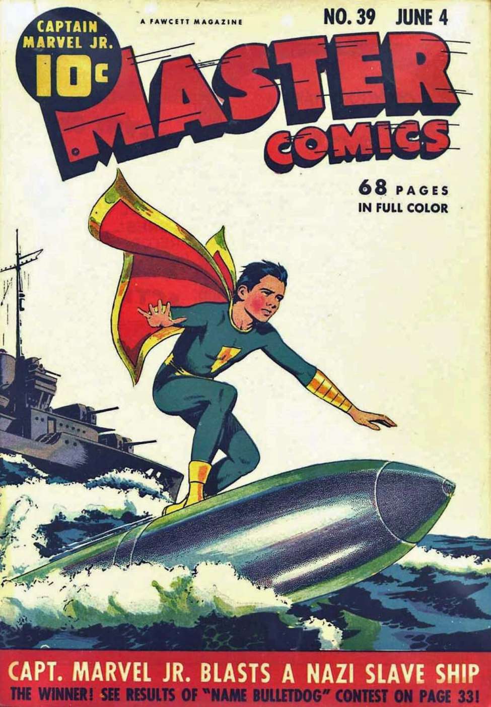 Comic Book Cover For Capt. Marvel Jnr Compilation 4