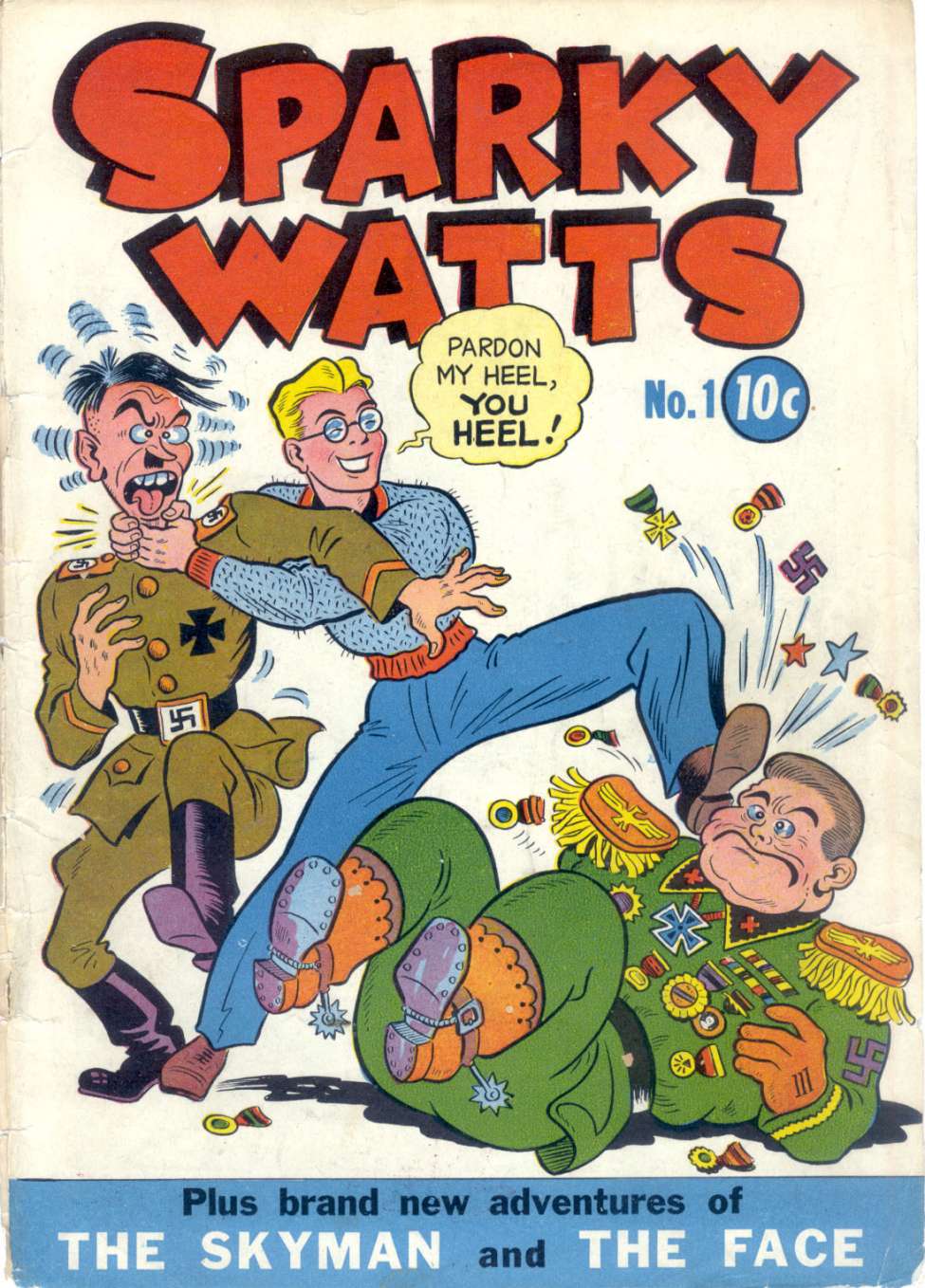 Comic Book Cover For Sparky Watts 1