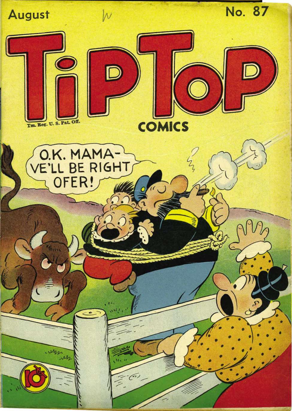 Book Cover For Tip Top Comics 87