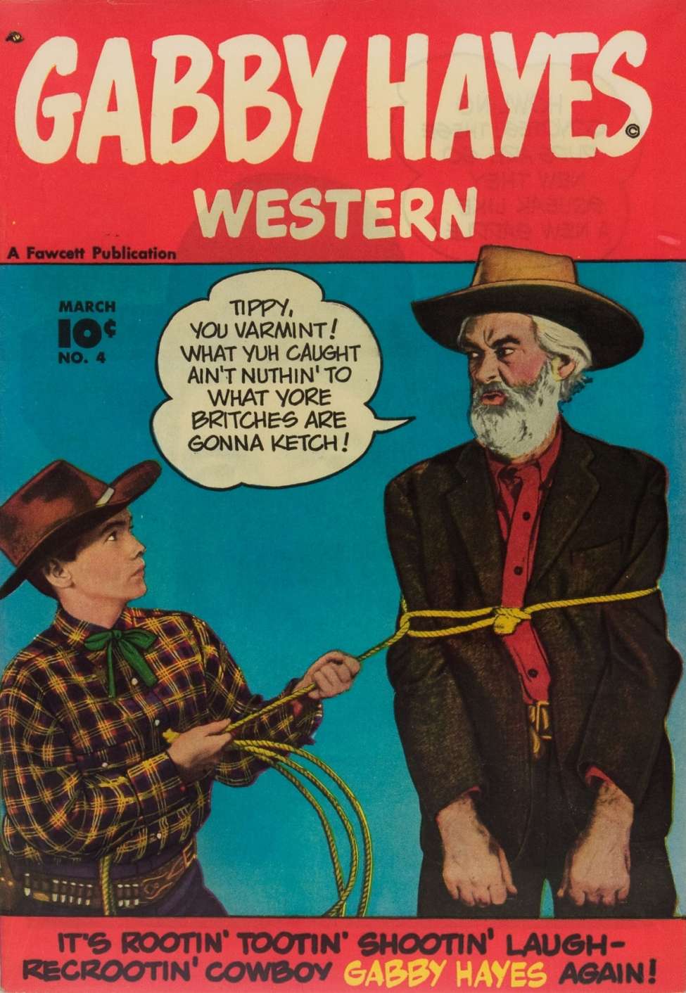 Comic Book Cover For Gabby Hayes Western 4