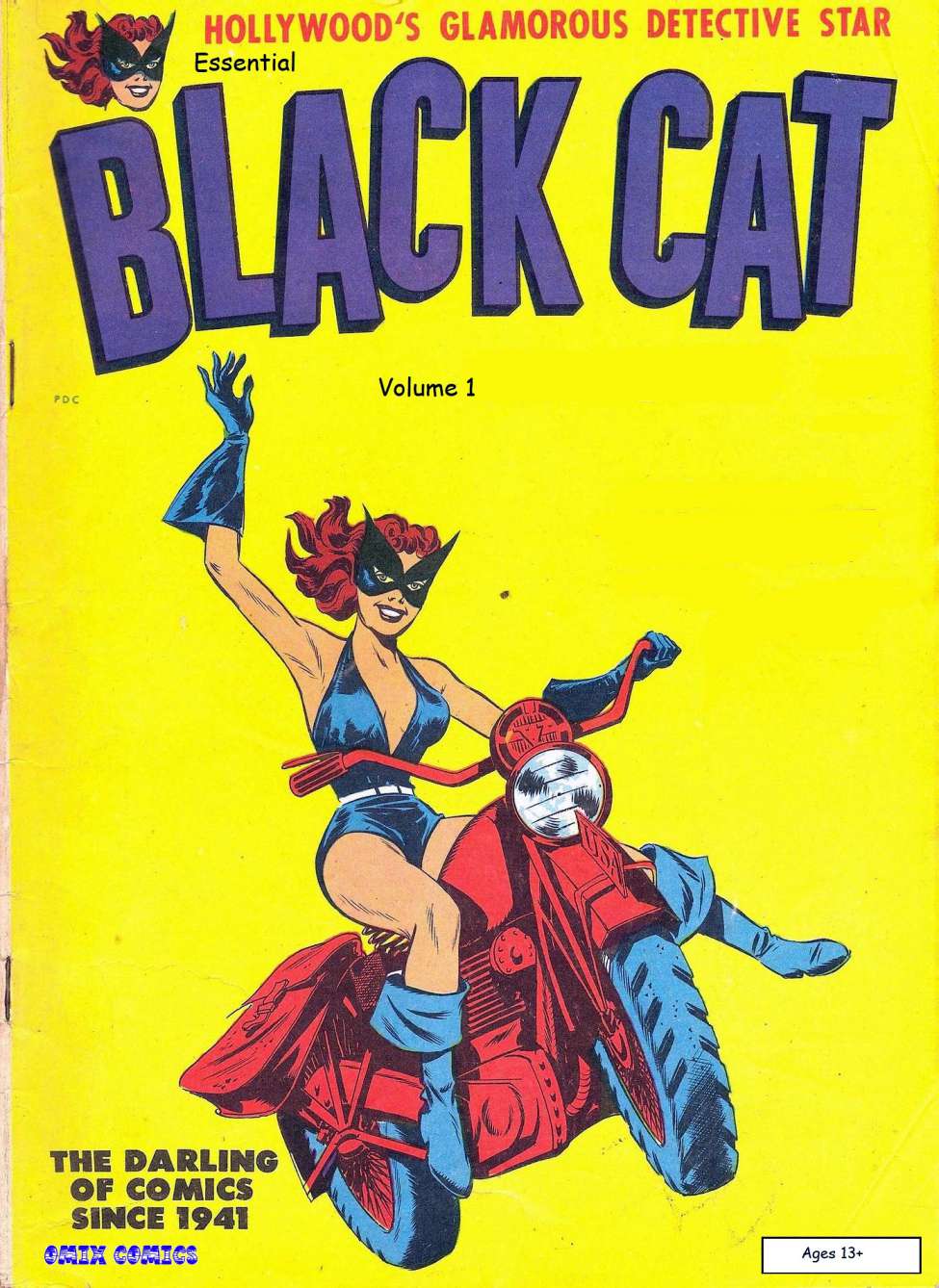Comic Book Cover For Essential Black Cat v1