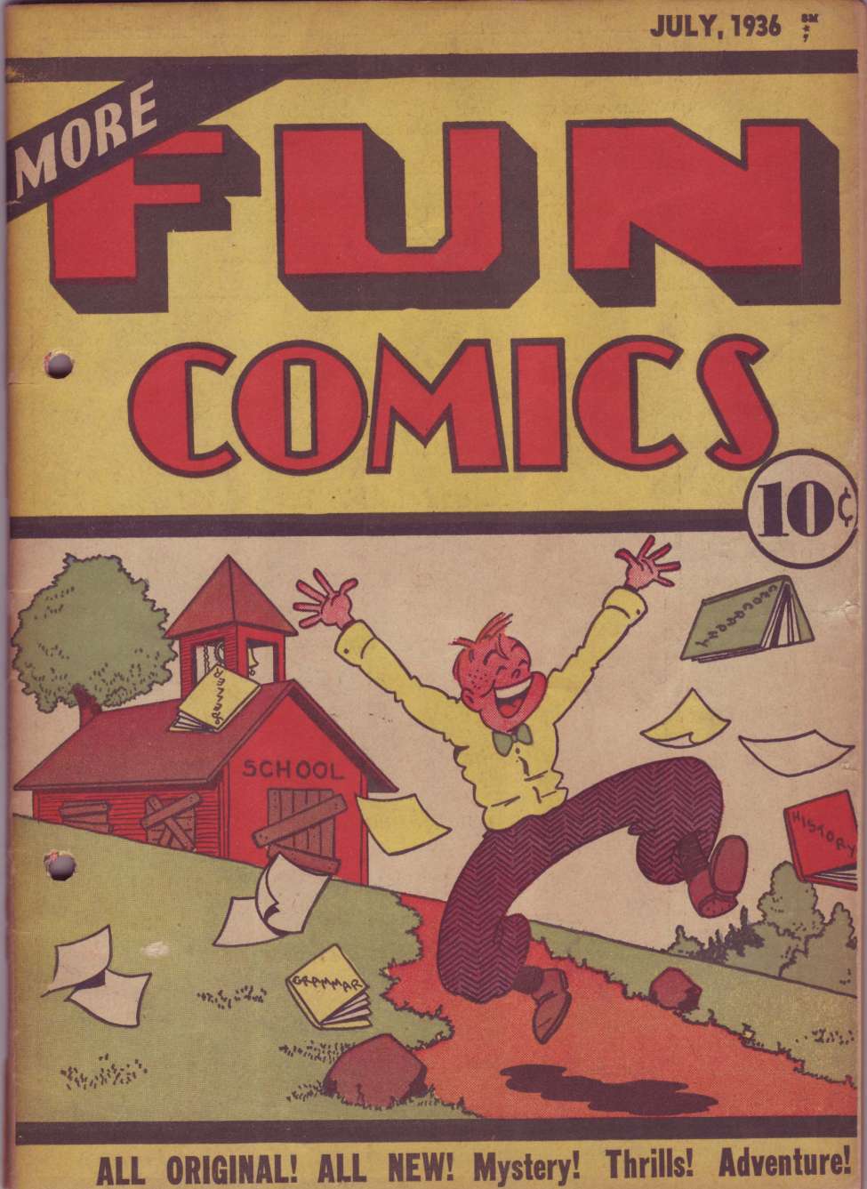 Comic Book Cover For More Fun Comics 11