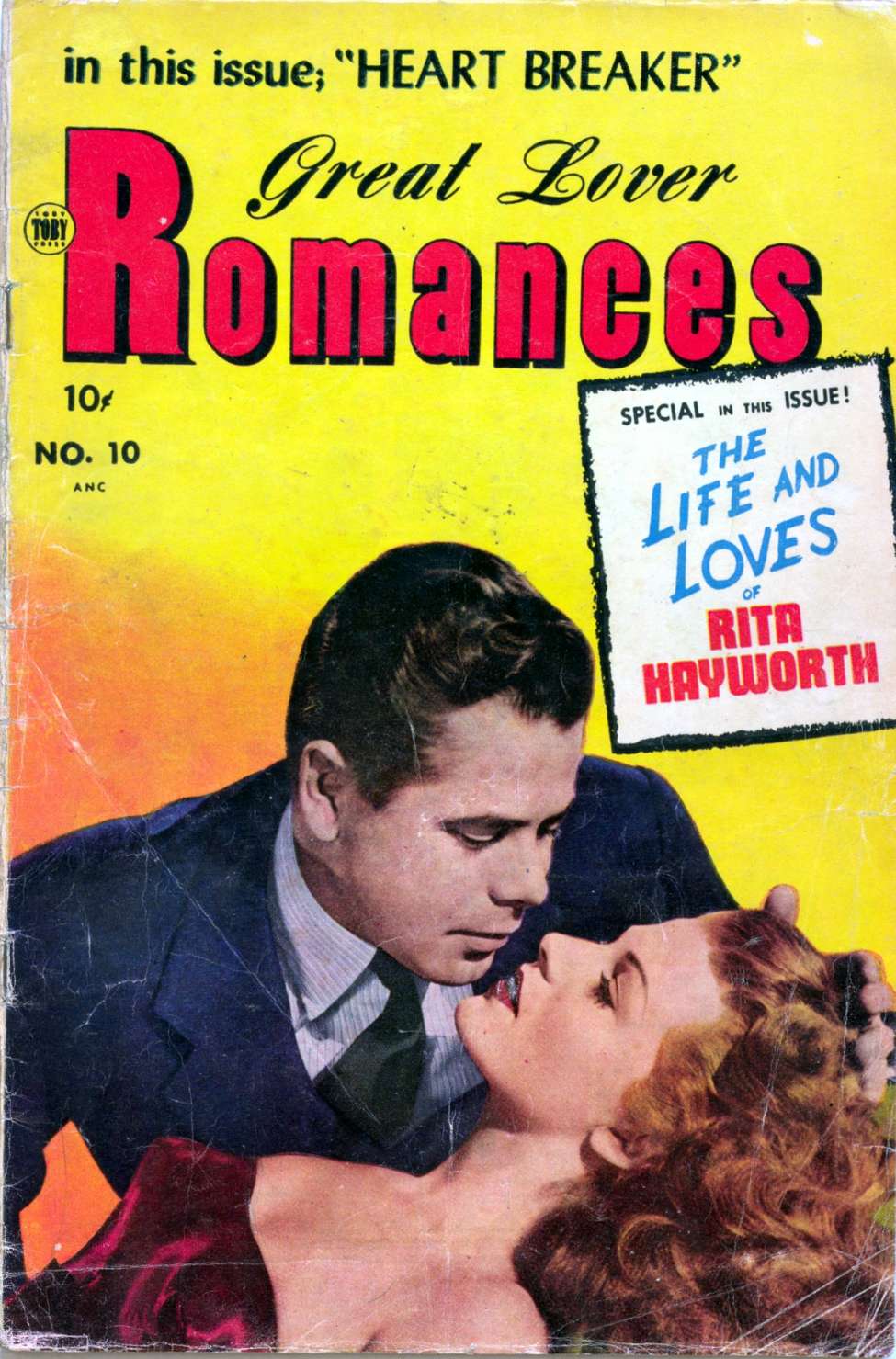 Comic Book Cover For Great Lover Romances 10