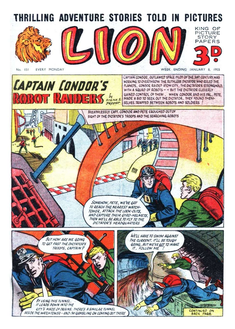 Comic Book Cover For Lion 151