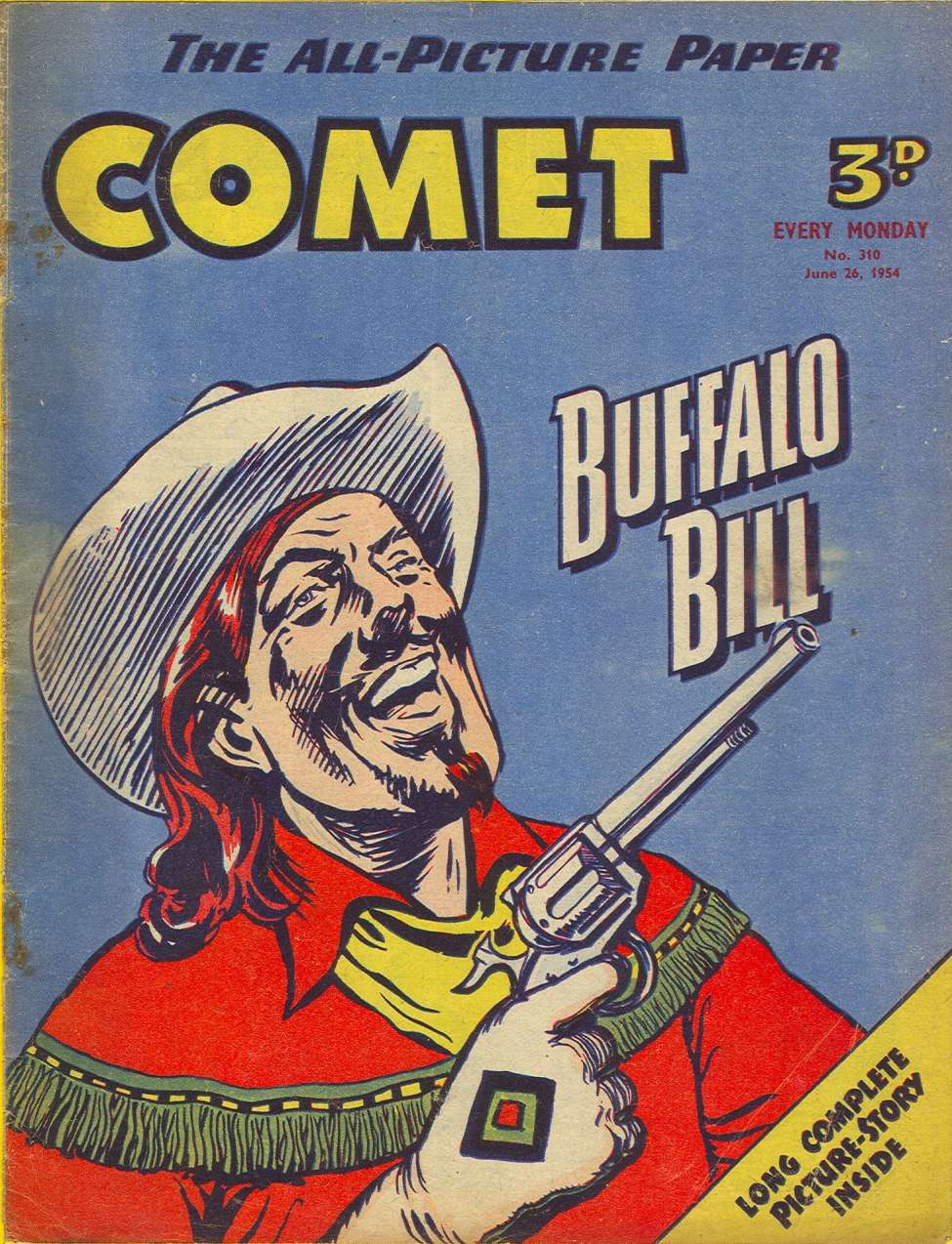 Comic Book Cover For The Comet 310