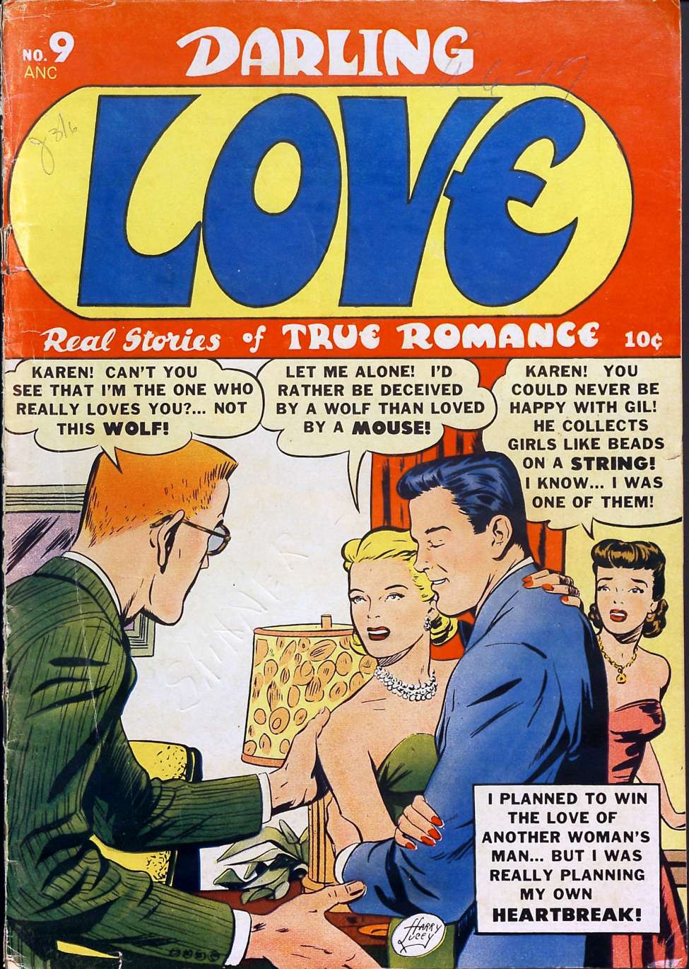 Comic Book Cover For Darling Love 9