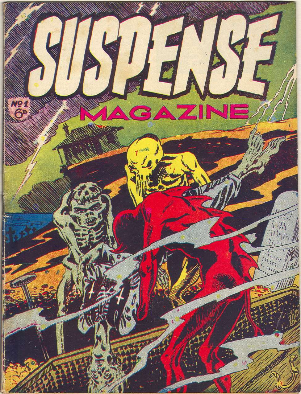 Comic Book Cover For Suspense 1