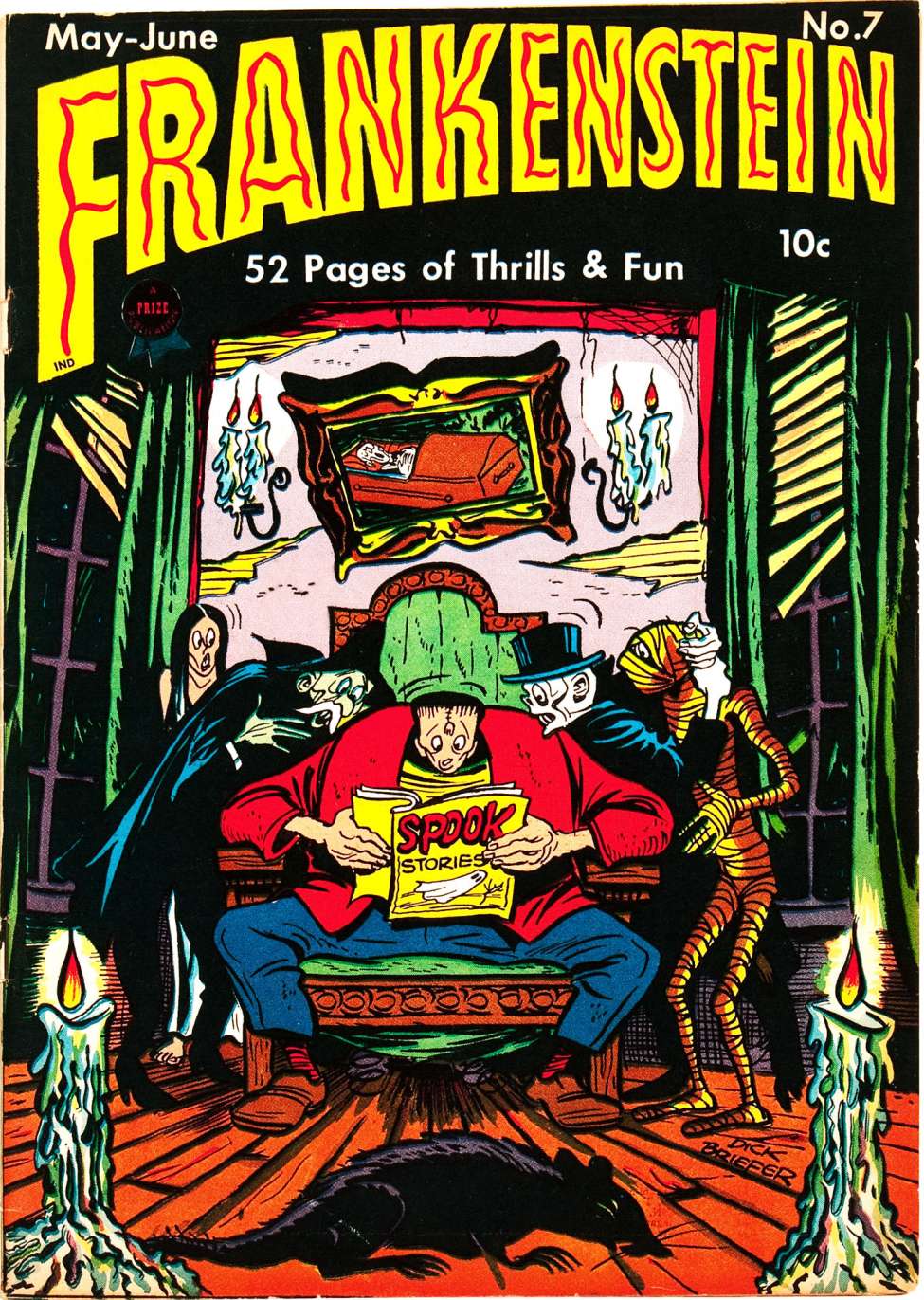 Comic Book Cover For Frankenstein 7 (alt)
