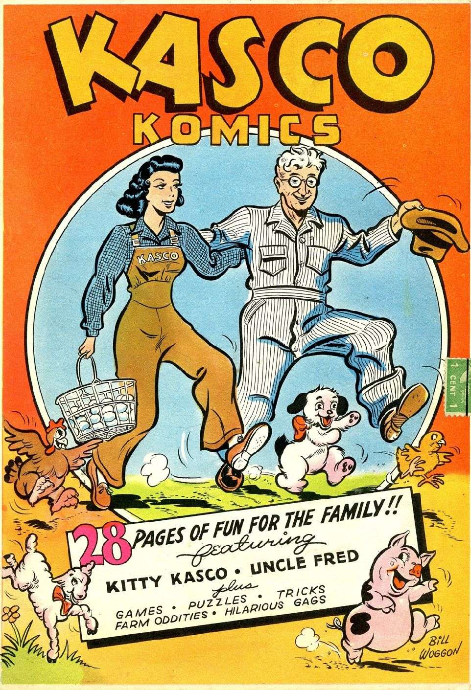 Comic Book Cover For Kasco Komics 1