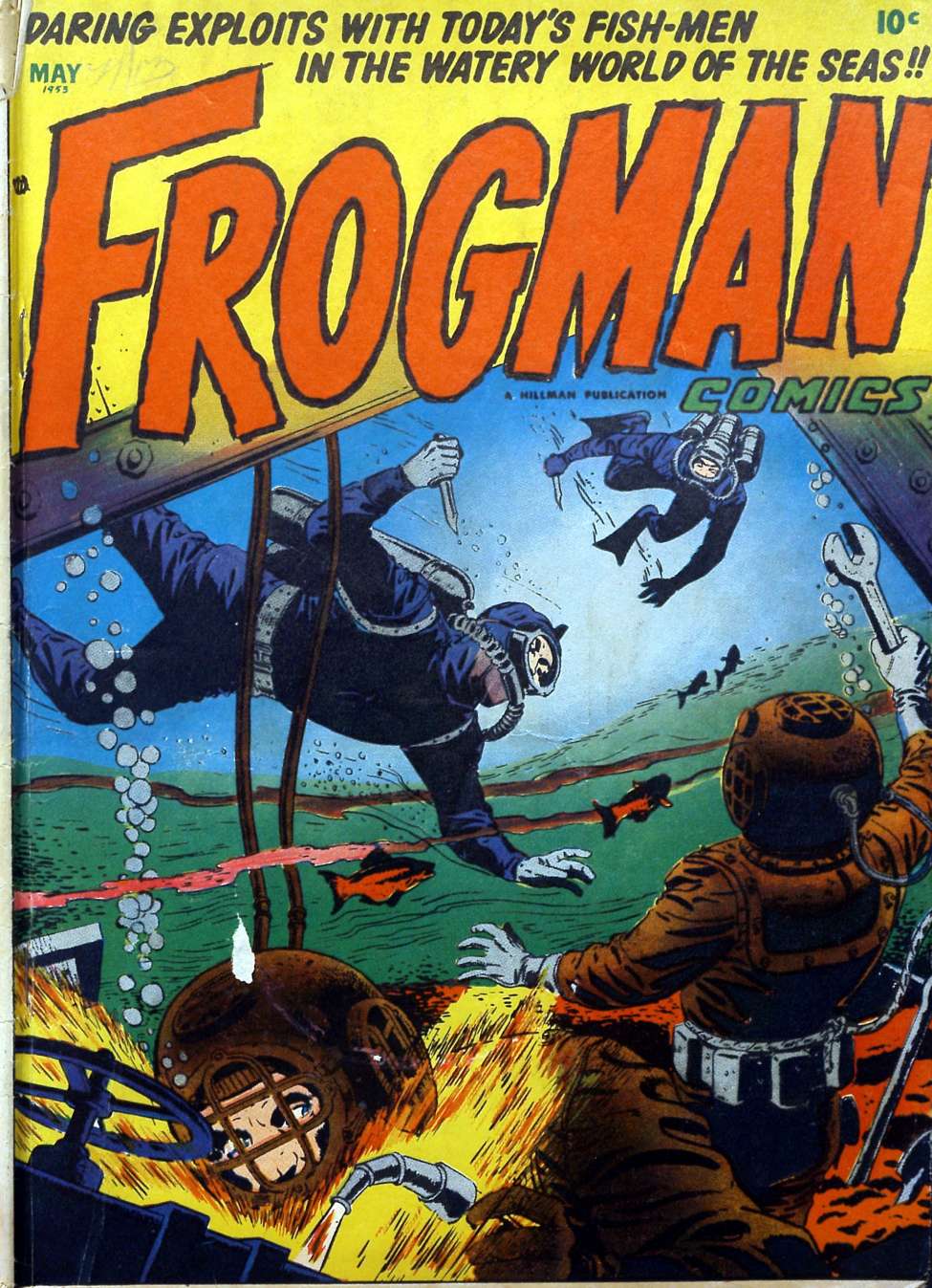 Comic Book Cover For Frogman Comics 11