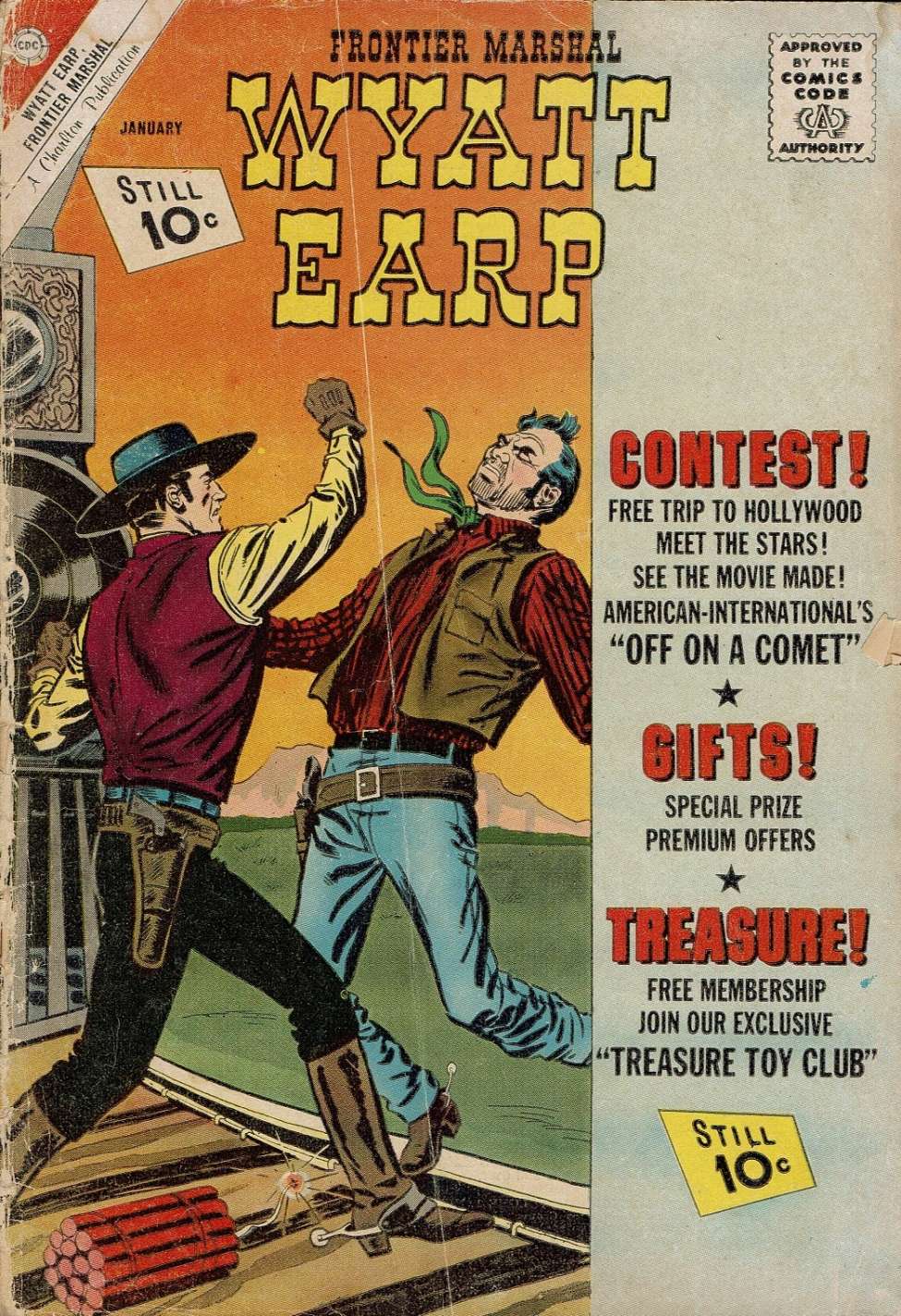 Comic Book Cover For Wyatt Earp Frontier Marshal 40