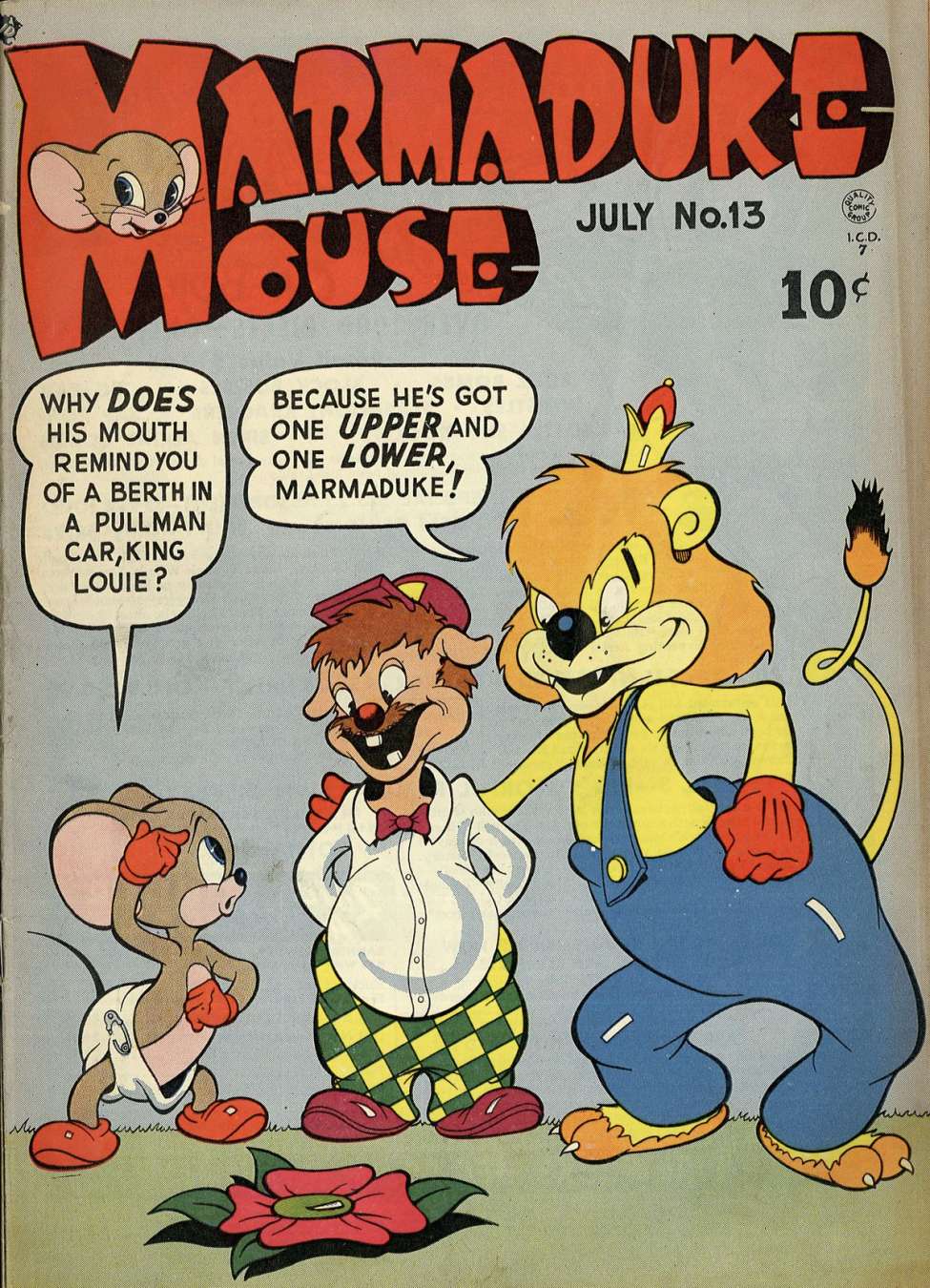 Book Cover For Marmaduke Mouse 13