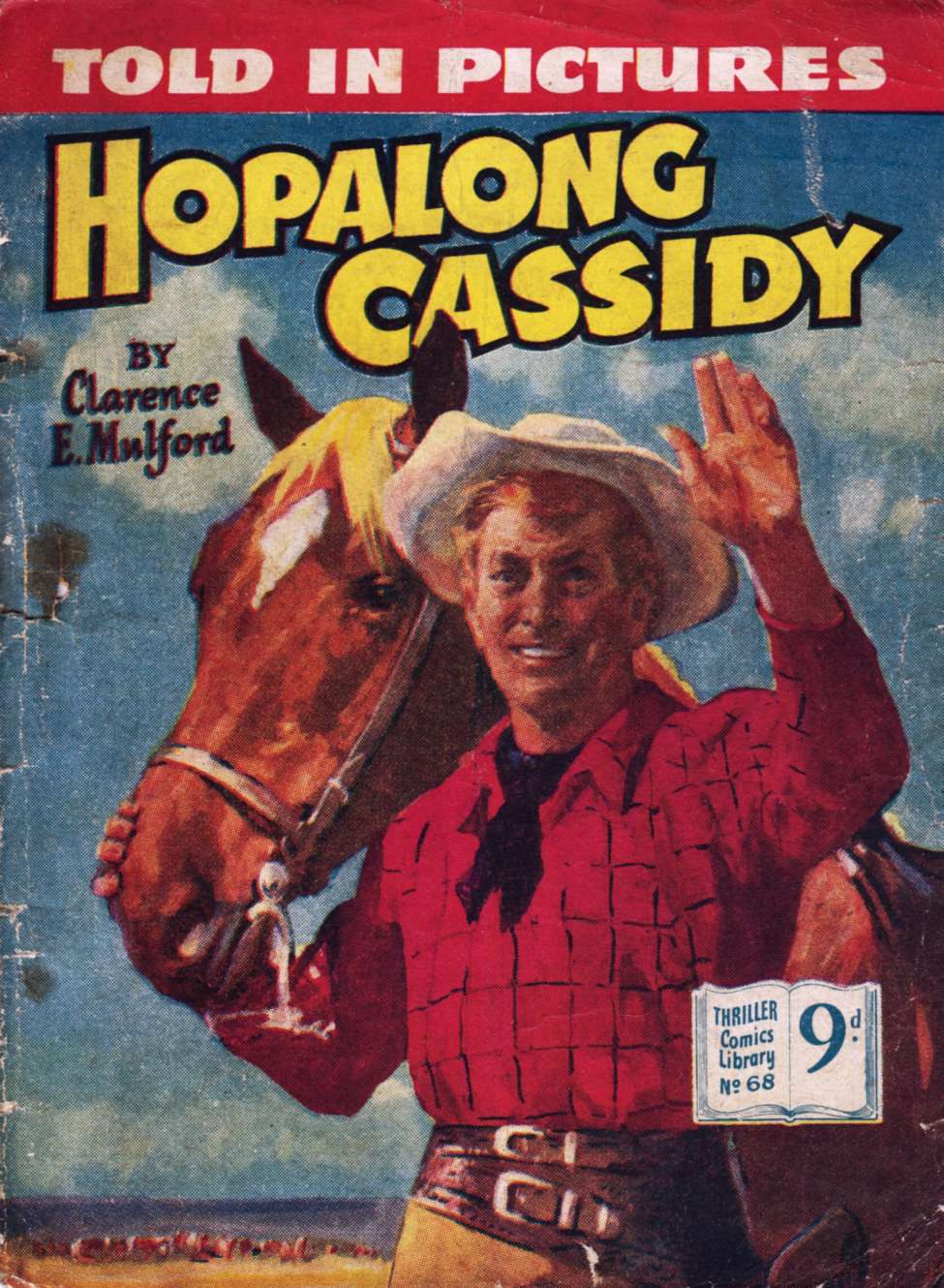 Comic Book Cover For Thriller Comics Library 68 - Hopalong Cassidy