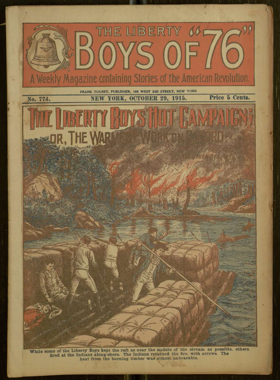Book Cover For The Liberty Boys of 76 774 - The Liberty Boys Hot Campaign