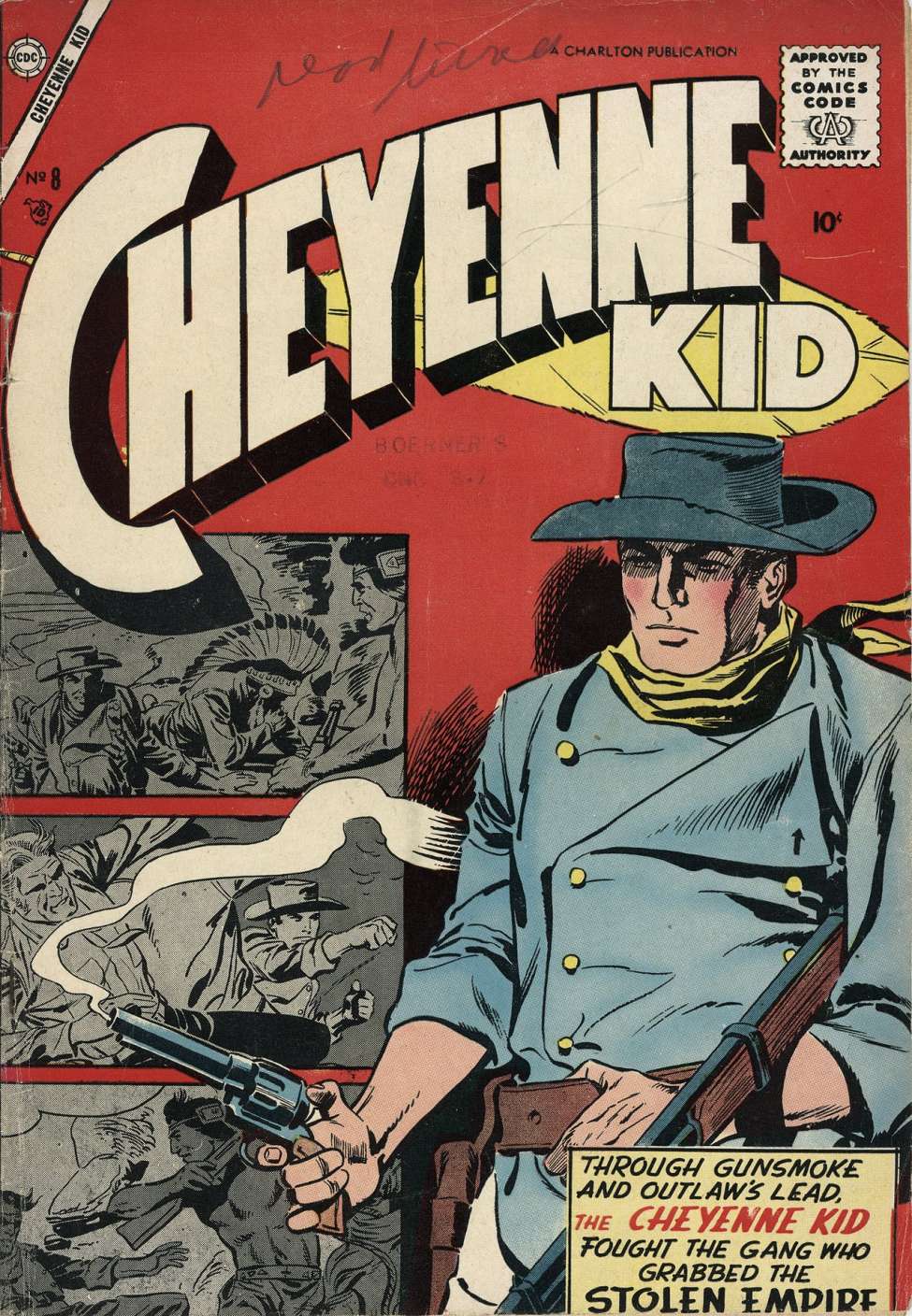 Comic Book Cover For Cheyenne Kid 8