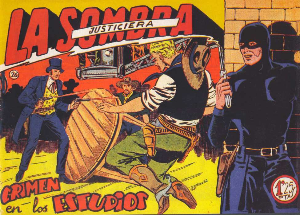 Book Cover For La Sombra Justiciera 26 - Crimen en Los Estudios