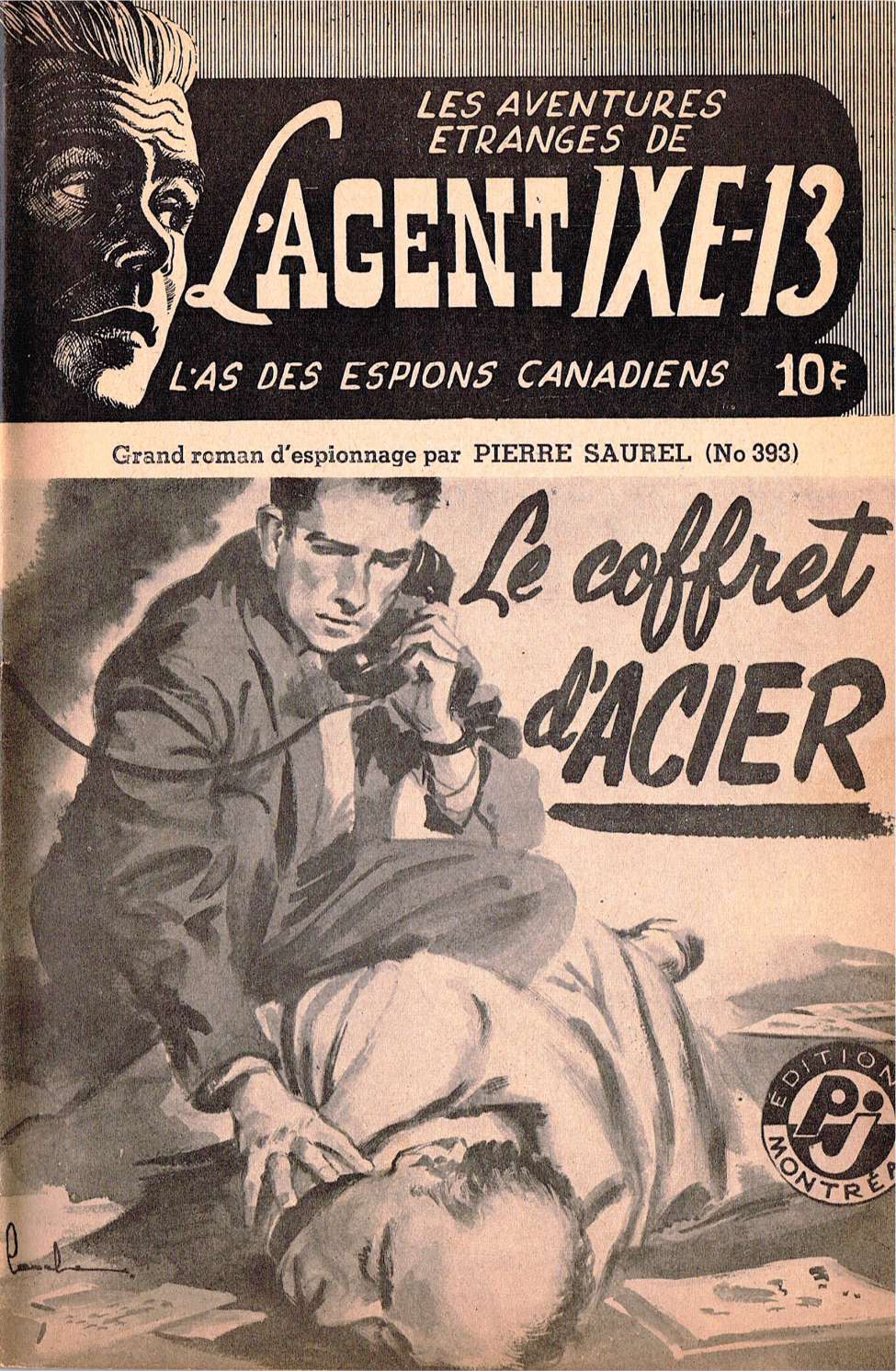 Book Cover For L'Agent IXE-13 v2 393 - Le coffret d'acier