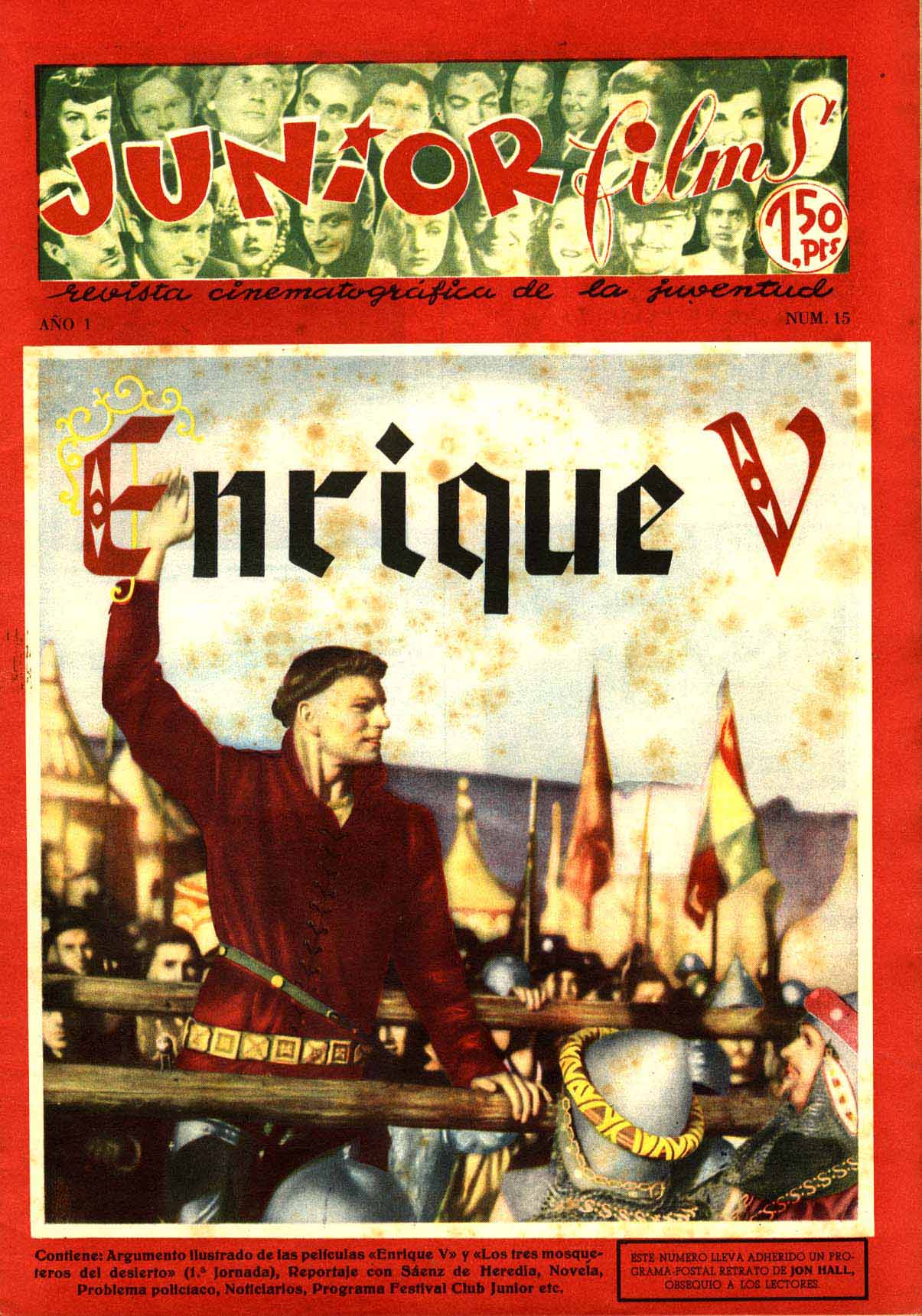 Book Cover For Junior Films 15 Enrique V